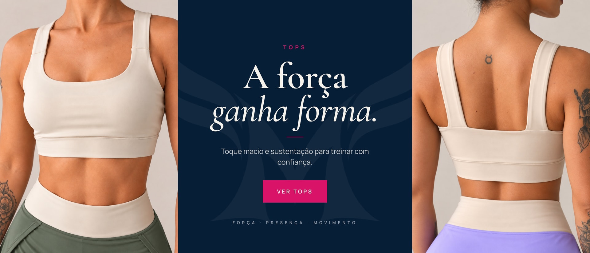 Tops Musa de Ferro — A força ganha forma. Ver tops.