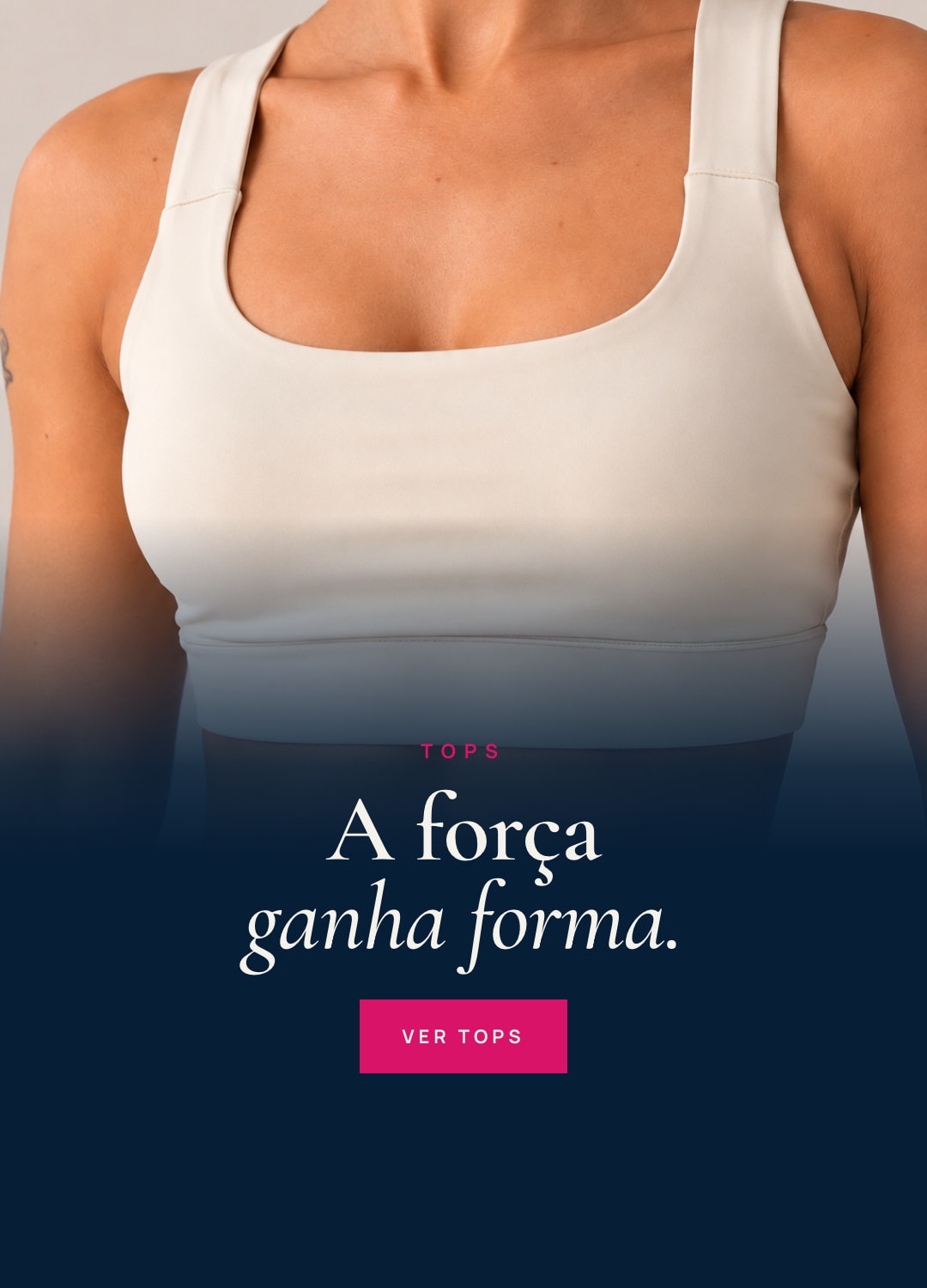 Tops Musa de Ferro — A força ganha forma. Ver tops.